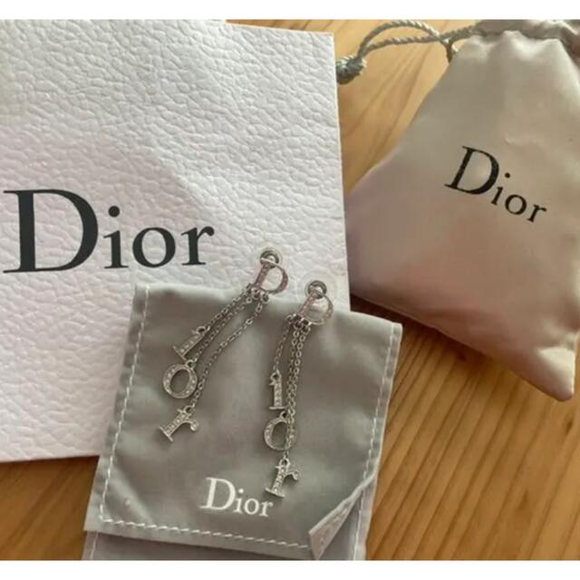 Christian Dior(クリスチャンディオール)のCDディオールロゴきらきらピアス レディースのアクセサリー(ピアス)の商品写真