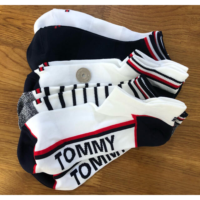 TOMMY HILFIGER(トミーヒルフィガー)の新品トミーヒルフィガーTOMMY HILFIGERレディース5足セット418 レディースのレッグウェア(ソックス)の商品写真