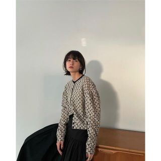 クラネ(CLANE)のクラネ正規品！！新品紙タグ付き★3D FLOWER LACE CARDIGAN(カーディガン)