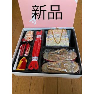 七五三　草履　バッグ　箱せこセット　(下駄/草履)