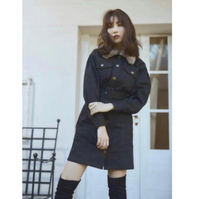 専用　Belted Denim Mini Dress