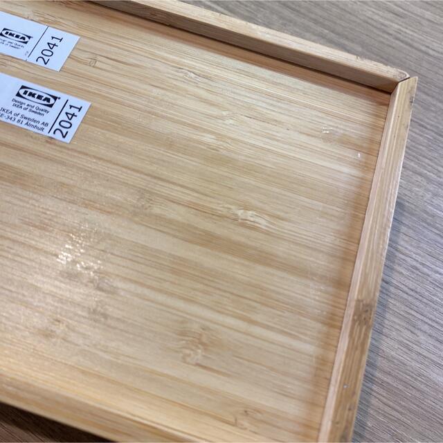 IKEA(イケア)のIKEA ティッシュケース　木　ウッド インテリア/住まい/日用品のインテリア小物(ティッシュボックス)の商品写真