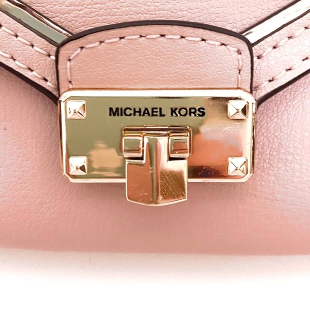 Michael Kors(マイケルコース)の【新品】マイケルコース ミニ財布 カードケース KINSLEY ピンク レディースのファッション小物(財布)の商品写真