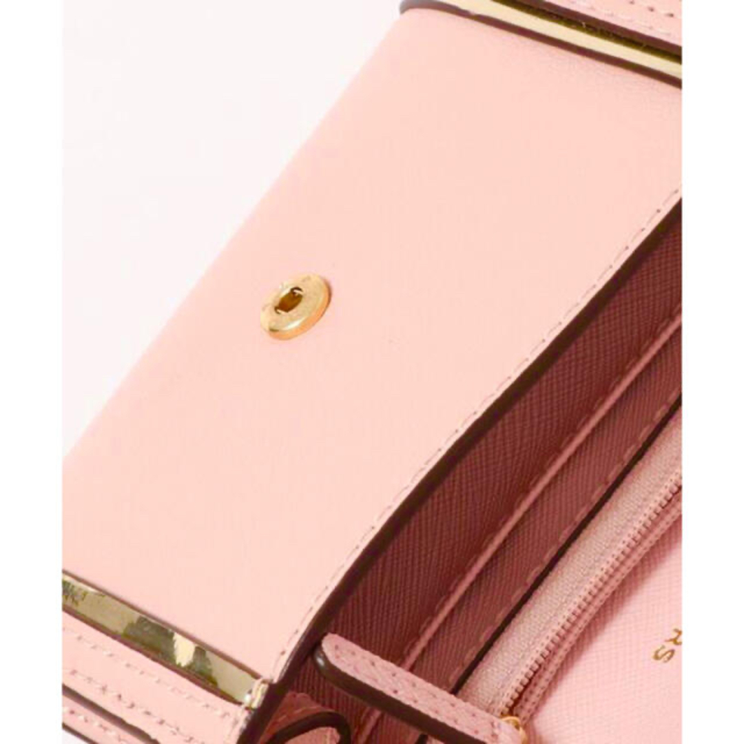 Michael Kors(マイケルコース)の【新品】マイケルコース ミニ財布 カードケース KINSLEY ピンク レディースのファッション小物(財布)の商品写真