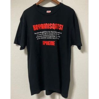 シュプリーム(Supreme)のSupreme Koyaanisqatsi Tee 黒 M Tシャツ　ブラック(Tシャツ/カットソー(半袖/袖なし))