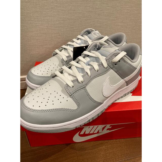 Nike Dunk Grey Whiteダンクロー グレー ホワイト　29cm