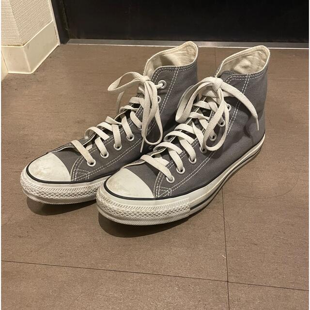 CONVERSE(コンバース)のコンバース　オールスター　ハイカット　スニーカー　グレー　26.5cm メンズの靴/シューズ(スニーカー)の商品写真