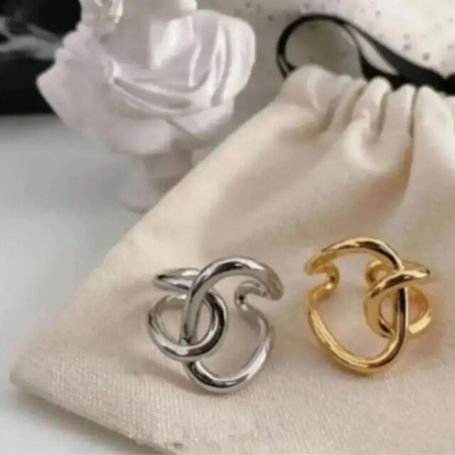 tear silverring ツイスト クロスリング  シルバー レディースのアクセサリー(リング(指輪))の商品写真