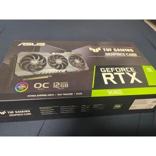 エイスース(ASUS)のASUS TUF GAMING GRAPHICS CARD RTX3060 (PCパーツ)
