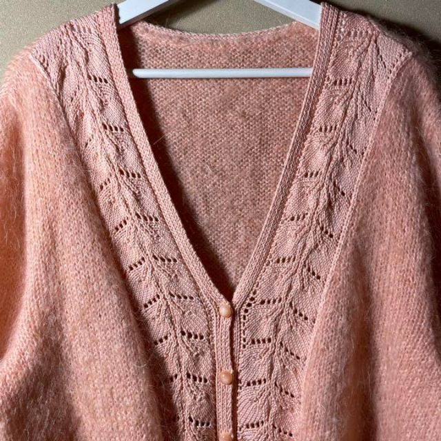 VINTAGE】美品 ヨーロッパ直輸入 高級モヘア ハンドニット レトロ