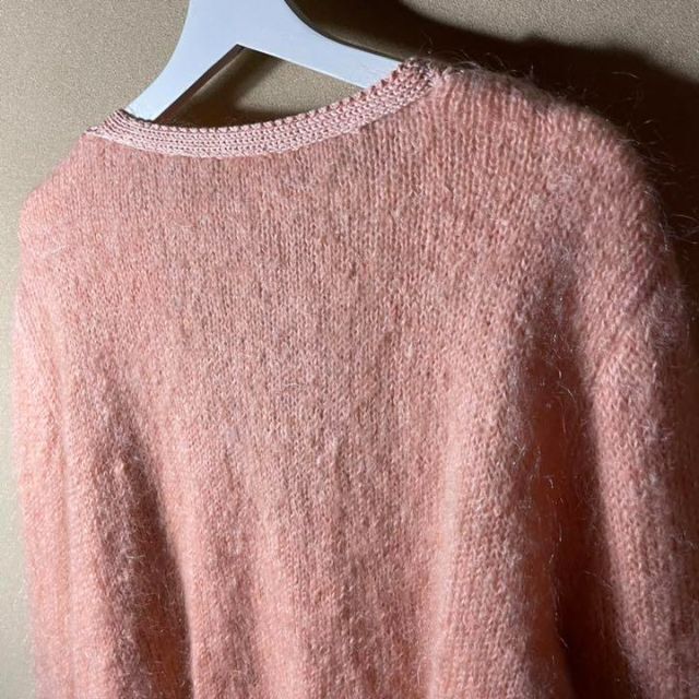 VINTAGE】美品 ヨーロッパ直輸入 高級モヘア ハンドニット レトロ