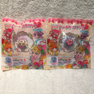 バンダイ(BANDAI)のトロピカルージュプリキュア　ハートクルリング　2種セット　ラテ　ハイビスカス (キャラクターグッズ)