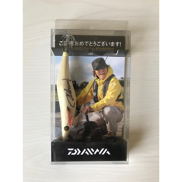 DAIWA(ダイワ)のエギ 山田ヒロヒト サイン入り スポーツ/アウトドアのフィッシング(ルアー用品)の商品写真