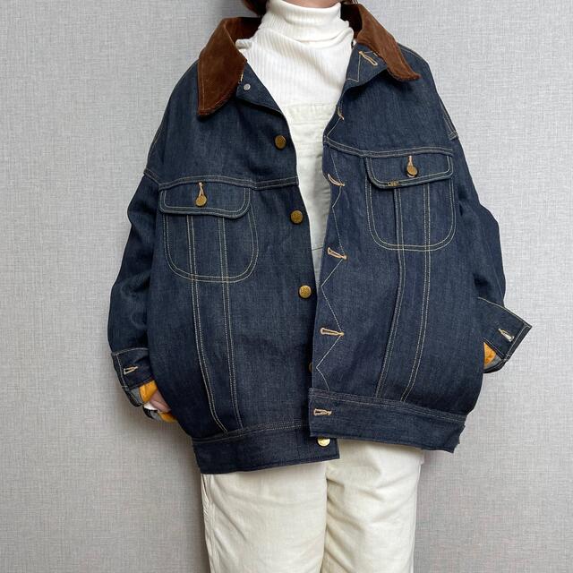 preloved Lee キルティングデニムジャケット 日本人気超絶の