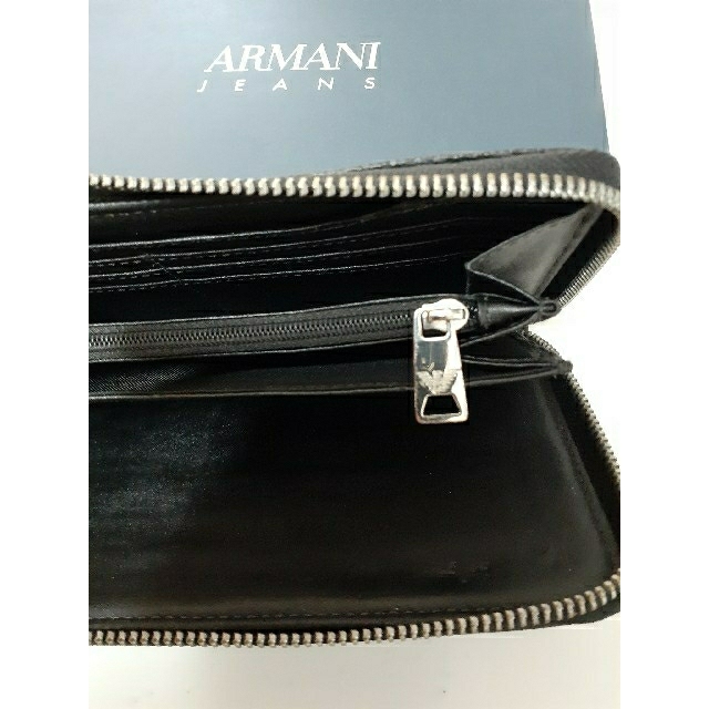 ARMANI JEANS(アルマーニジーンズ)のARMANI JEANS アルマーニジーンズ　 ラウンドファスナー長財布 メンズのファッション小物(長財布)の商品写真