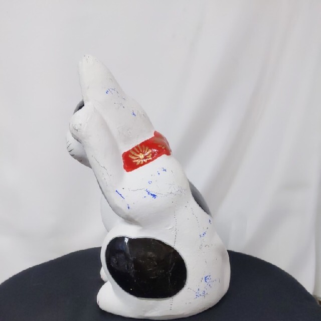 三河系旭土人形 招き猫 1