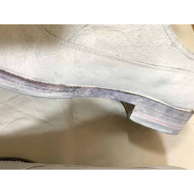 Maison Martin Margiela(マルタンマルジェラ)のMaison Margiela ペンキストレートチップ短靴 メンズの靴/シューズ(スリッポン/モカシン)の商品写真