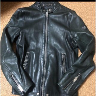 DIESEL シングル ライダースジャケット S 牛革 値下げなし-