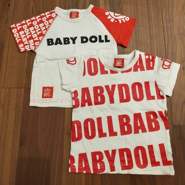 BABYDOLL - 80 ベビードール 半袖シャツ 2枚セットの通販 by クマてぃ's shop|ベビードールならラクマ