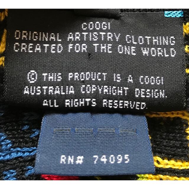 抜群のカラー配色 芸術 COOGI AUSTRALIA クージー ニットセーター