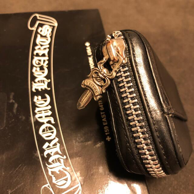 Chrome Hearts(クロムハーツ)のChrome Hearts クロムハーツ コインケース ミニ財布 ラウンドジップ メンズのファッション小物(コインケース/小銭入れ)の商品写真