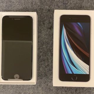 アップル(Apple)のiPhone SE2 64gb ホワイト 白ロム SIMフリー 新品(スマートフォン本体)