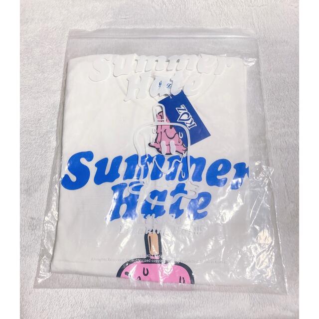 新品未使用！ZICO SUMMER HATE Tシャツ(白)、(黒)