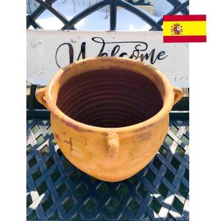 🇪🇸antique テラコッタ鉢(Ｌ)   他(プランター)