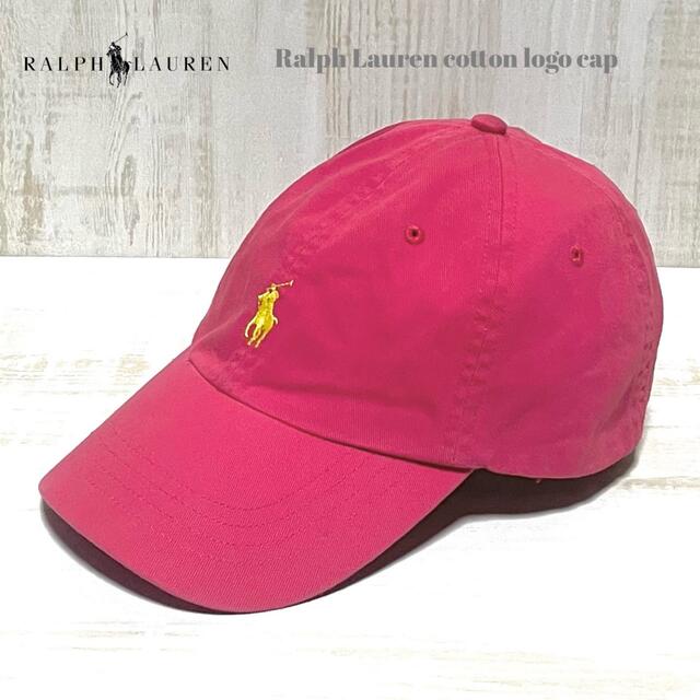 Ralph Lauren(ラルフローレン)の＊4792 ralph lauren ラルフローレン　コットン　ロゴ　キャップ メンズの帽子(キャップ)の商品写真