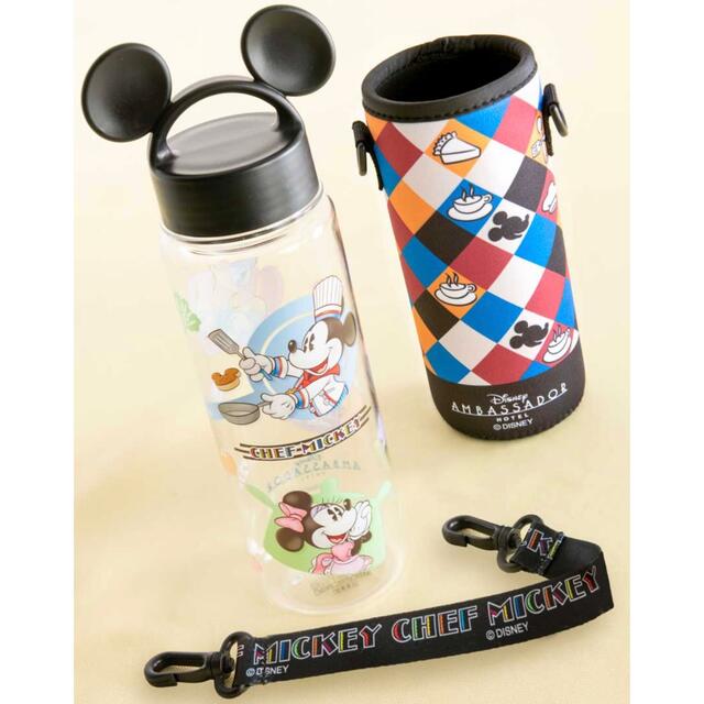 Disney(ディズニー)のTDR シェフミッキー タンブラー 水筒 3点セット 未使用 エンタメ/ホビーのおもちゃ/ぬいぐるみ(キャラクターグッズ)の商品写真