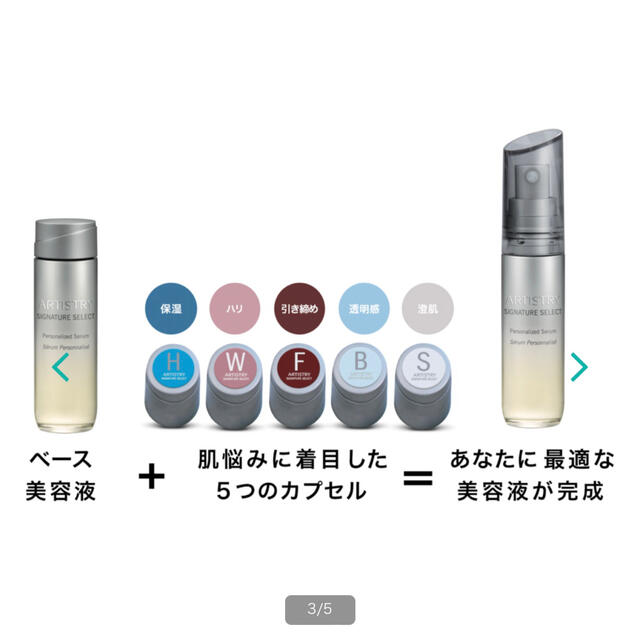 Amway(アムウェイ)のアーティストリーTM カプセル H コスメ/美容のスキンケア/基礎化粧品(ブースター/導入液)の商品写真