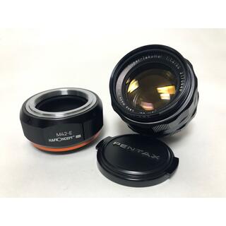 ペンタックス(PENTAX)のSuper-Takumar 50mm f1.4&マウントアダプター(レンズ(単焦点))