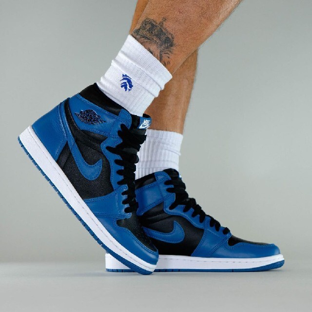 NIKE - Nike Air Jordan 1 High DARK MARINA BLUEの通販 by まとめて ...