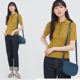 ユニクロ(UNIQLO)のユニクロ レザータッチサドルショルダーバッグ (ショルダーバッグ)