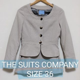 スーツカンパニー(THE SUIT COMPANY)のTHE SUIT COMPANY／ベージュ／スーツ／レディース／サイズ36(スーツ)