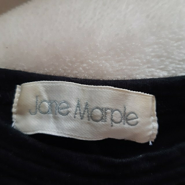 JaneMarple(ジェーンマープル)のJane Marple　ジェーンマープル　リボン　黒　カットソー　Tシャツ レディースのトップス(Tシャツ(半袖/袖なし))の商品写真