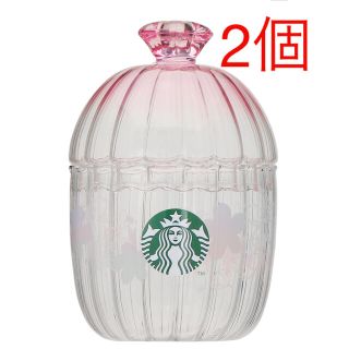 スターバックスコーヒー(Starbucks Coffee)のスターバックス　スタバ　SAKURA2022グラスキャニスター　2個(グラス/カップ)