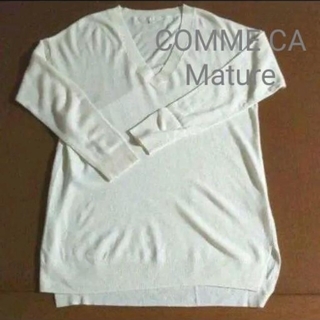 コムサマチュア(Comme ca Mature)のCOMME CA Mature コムサマチュア Vネックセーター(ニット/セーター)