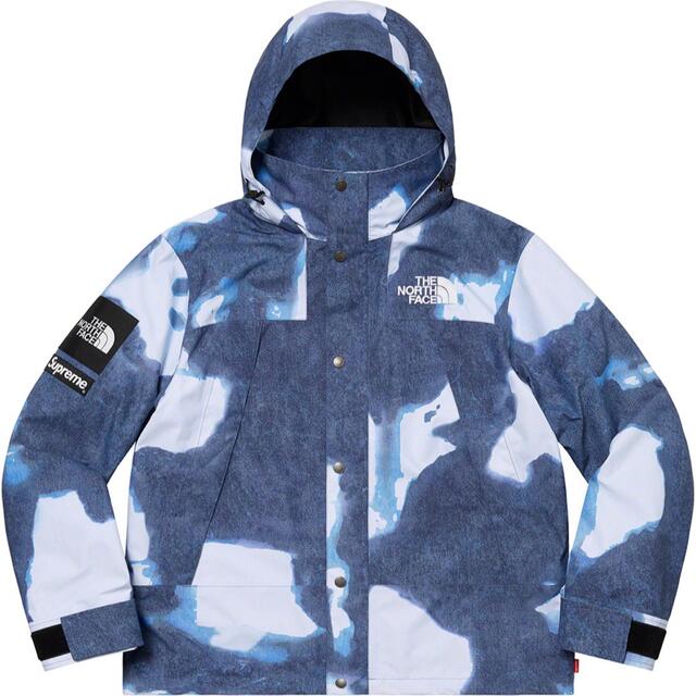 Supreme - Bleached Denim Print Mountain Jacket