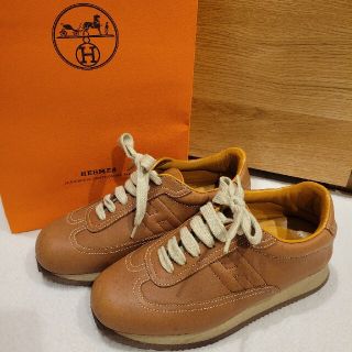 Hermes - エルメス レディース スニーカー クイック キャメルブラウン