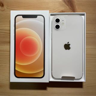 アップル(Apple)のPhone 12 ホワイト 64 GB SIMフリー(スマートフォン本体)