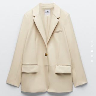 ザラ(ZARA)の★限定値下げ★【新品】フェイクレザーブレザー(レザージャケット)