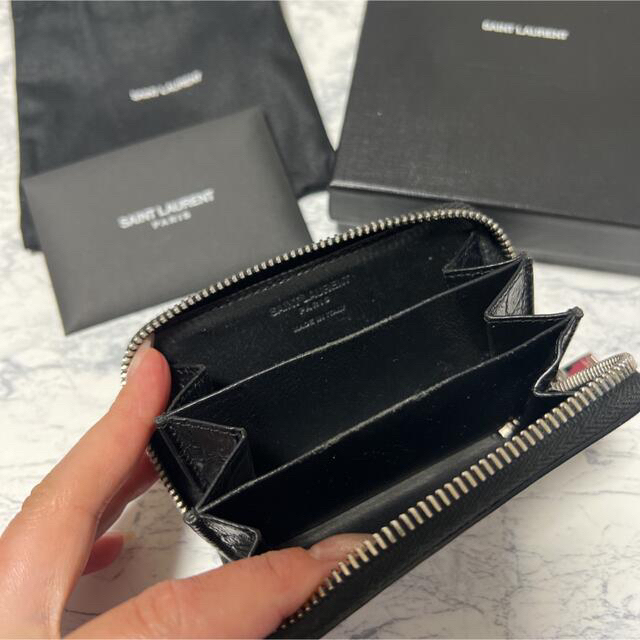 Saint Laurent(サンローラン)のSaint Laurent ミニウォレット コインケース 財布 メンズのファッション小物(コインケース/小銭入れ)の商品写真