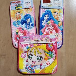 最終値下❢❢  プリキュア  ミニハンカチ&プチタオルセット(キャラクターグッズ)