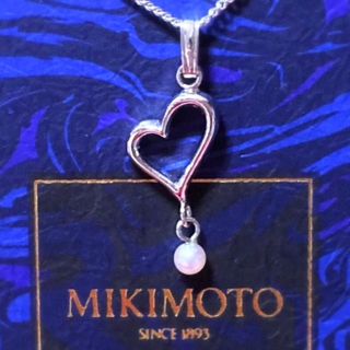 ミキモト(MIKIMOTO)の新品 パール 真珠 ネックレス シルバー ペンダント トップ MIKIMOTO(ネックレス)