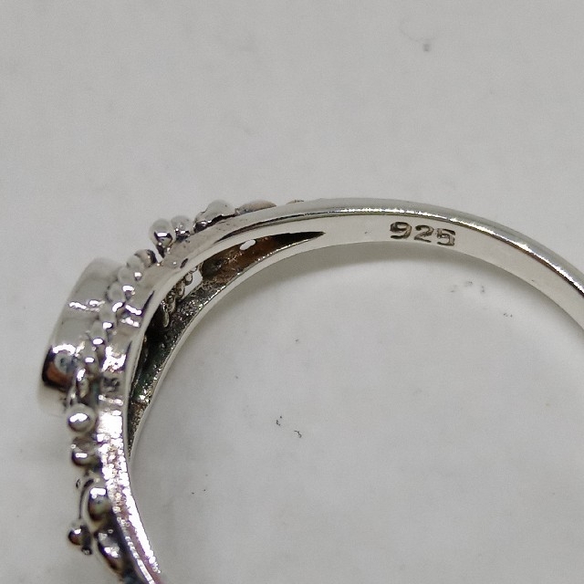 SV925リング　ブルーオパール　11.5号 レディースのアクセサリー(リング(指輪))の商品写真