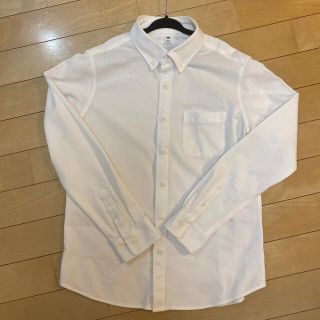 ユニクロ(UNIQLO)のユニクロ　白シャツ　150(ブラウス)