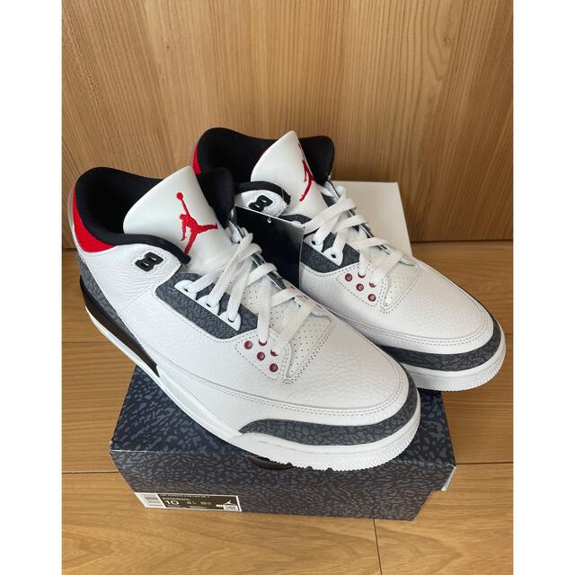 NIKE(ナイキ)のNIKE AIR JORDAN 3 レトロ　JP Denim デニム カタカナ メンズの靴/シューズ(スニーカー)の商品写真