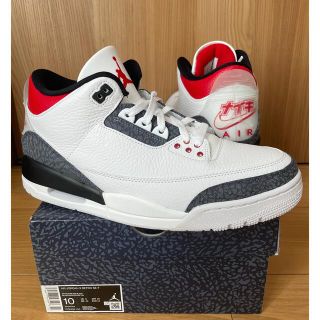 ナイキ(NIKE)のNIKE AIR JORDAN 3 レトロ　JP Denim デニム カタカナ(スニーカー)