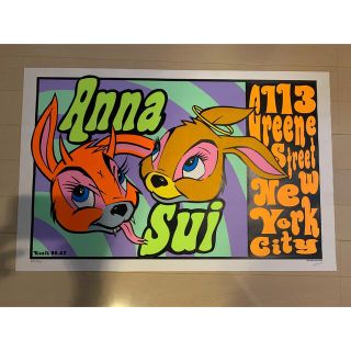 本日限定値下げ❗️コジック　ANNA SUI シルクスクリーン　ポスター(絵画/タペストリー)